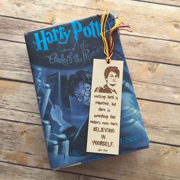 Laser Cut Harry Potter Bookmark 