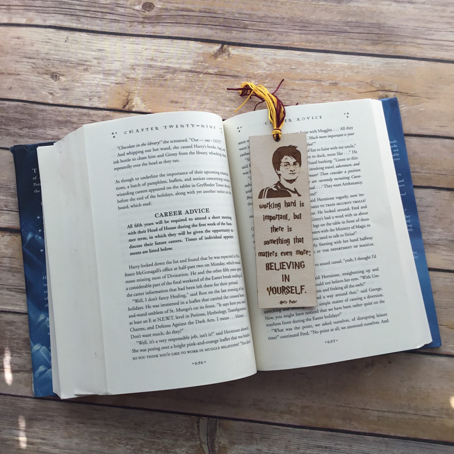 Laser Cut Harry Potter Bookmark | A Sweet Berry Designs Blog